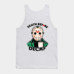 Make my coffee in friday 13th Tank Top